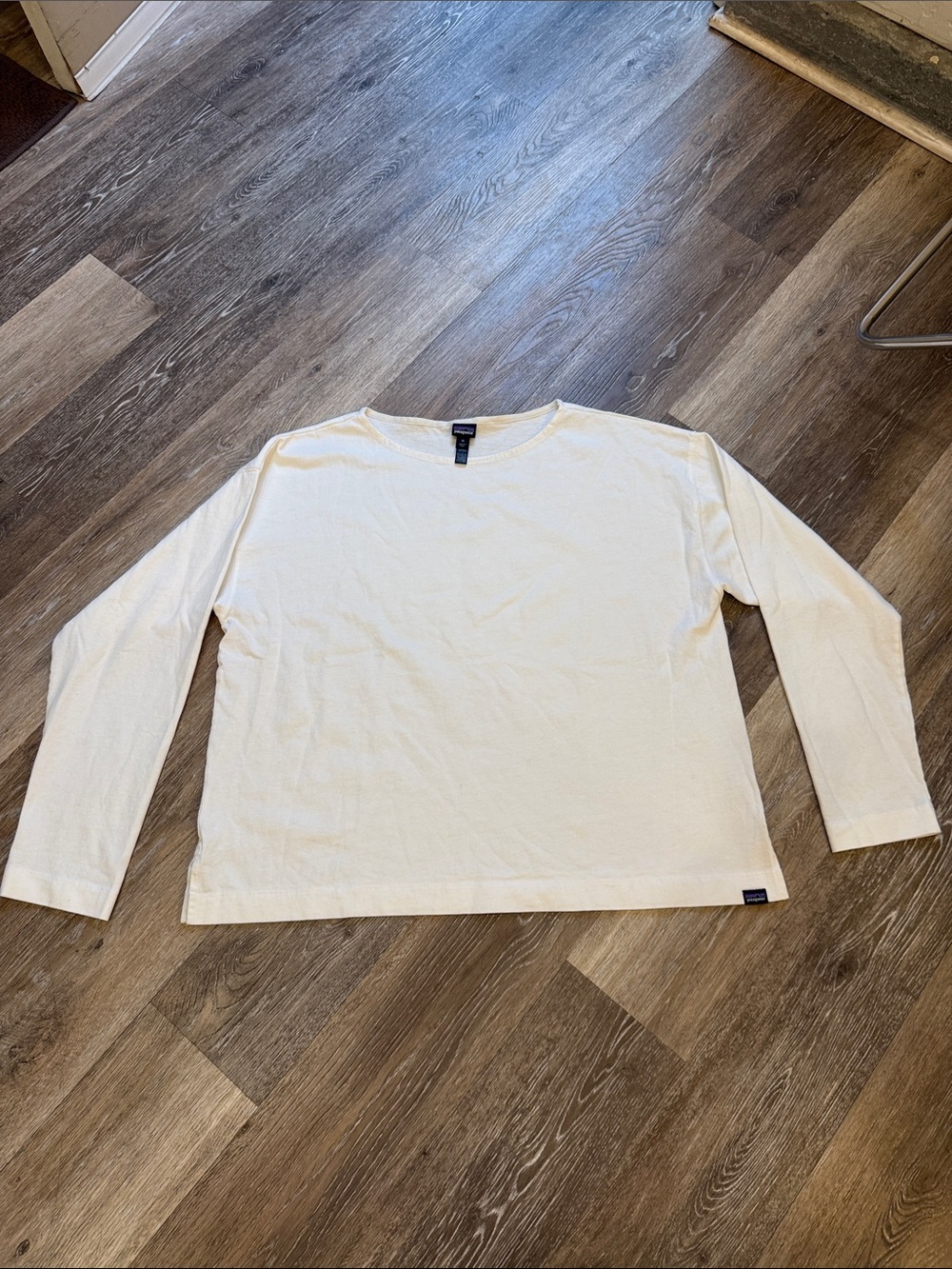 Patagonia Women's Long-Sleeve Crew Tee - -White